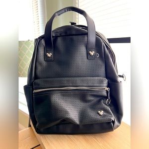 Disney black backpack for pin trading